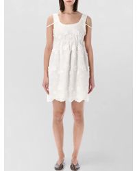 THE GARMENT - Floral Bra Dress Open Back Ruffle Trim - Lyst