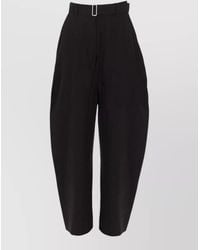 Studio Nicholson - Pleated High Waist Wide Leg Pants - Lyst