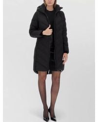 Michael Kors - Long Hood Parka Quilted Design Side Pockets - Lyst