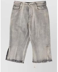 Rick Owens - Denim Cropped Jeans - Lyst