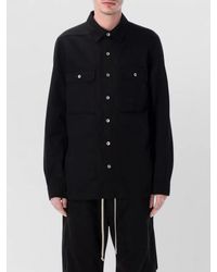 Rick Owens - Cotton Relaxed-Fit Shirt Jacket - Lyst