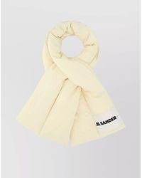Jil Sander - Padded Rectangular Design Scarf - Lyst