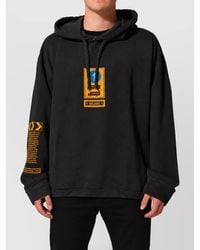 Dolce & Gabbana - Cotton Logo Hooded Oversized Sweatshirt - Lyst