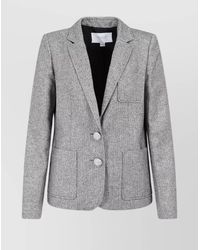 Giambattista Valli - Cotton Blend Blazer - Lyst