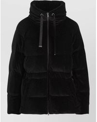 Herno - Cotton Funnel-Neck Puffer Jacket - Lyst