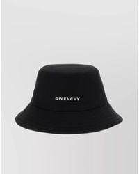 Givenchy - Bucket Hat With Logo Embroidery And Wide Brim - Lyst