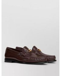 Celine - Triomphe Luco Moccasin Loafer Hardware - Lyst