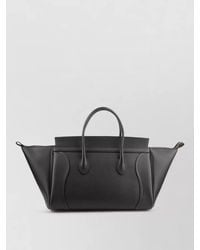 Celine - Leather Medium Tote Bag - Lyst