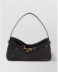 Miu Miu - Adventure Leather Shoulder Bag With Detachable Strap - Lyst