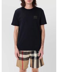 Burberry - Crew Neck Short Sleeves T-Shirt - Lyst