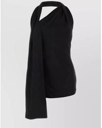 Loewe - Satin Backless Mini Dress - Lyst