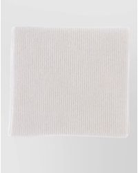 Rick Owens - Rectangular Ribbed Scarf Soft Fabric - Lyst