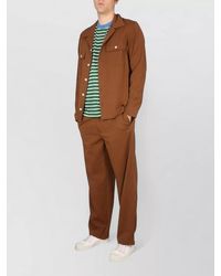 Howlin' - Cotton Shirt Bowling Neck Chest Pockets - Lyst