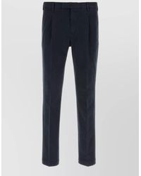 PT Torino - Stretch Cotton Tailored Pants Belt Loops - Lyst