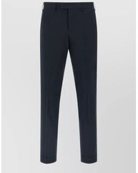 PT Torino - Virgin Wool Mid-Rise Straight-Leg Tailored Trousers - Lyst