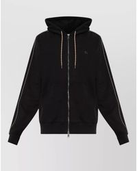 Burberry - Cotton Zip-Up Hooded Jacket - Lyst