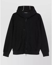 Emporio Armani - Cotton Blend Hoodie - Lyst