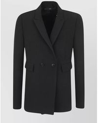 SAPIO - Wool Long Jacket - Lyst
