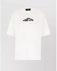 DSquared² - Oversize Cotton Crew-Neck T-Shirt - Lyst