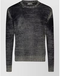 Original Vintage - Linen Crew Neck Sweater Long Sleeves - Lyst
