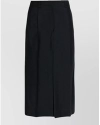 Givenchy - Midi Skirt Silk Blend Notch Lapel Design - Lyst