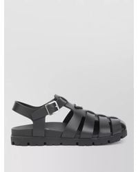 Prada - Sandals Cage Design Open Toe Round - Lyst