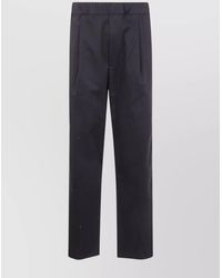 Laneus - Tailored Trousers Embroidered Detail - Lyst