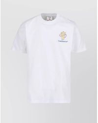 CASABLANCA - Crew Neck Graphic Print Short Sleeves - Lyst