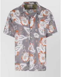 Paul Smith - Floral Pattern Short Sleeve Casual Top - Lyst