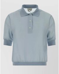 Jacob Cohen - Knitted Polo Shirt Short Sleeves Collar - Lyst