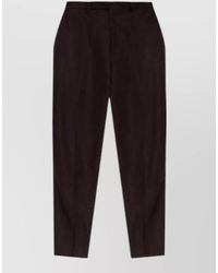 Paul Smith - Tailored Trousers Straight Leg Belt Loops - Lyst