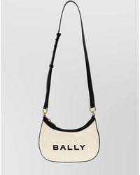 Bally - Code Canvas Shoulder Bag - Lyst