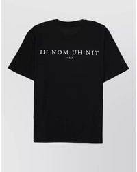 ih nom uh nit - Newspaper Mask Graphic Print Crew Neck T-Shirt - Lyst