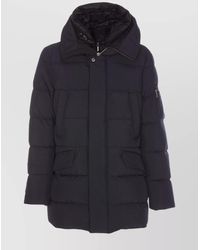Moorer - Quilted Jacket Removable Hood - Lyst