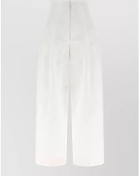 Jacquemus - Cotton Wide-Leg Trousers - Lyst