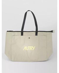 Autry - Logo Tote Bag Dual Handles Front Pocket - Lyst