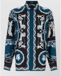 Versace - Printed Silk Regular-Fit Shirt - Lyst