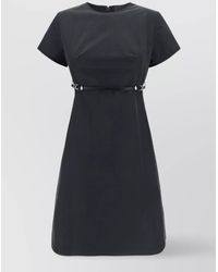 Givenchy - Polyester Blend Short-Sleeve Mini Dress - Lyst