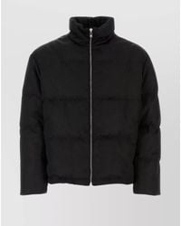Versace - Embroidered Quilted Nylon Jacket - Lyst