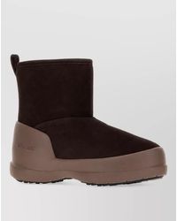 Moon Boot - Leather Mezzaluna Mid Ankle Boots - Lyst