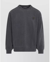 Carhartt - Cotton Logo Patch Crewneck Sweatshirt - Lyst