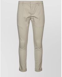 Dondup - Rolled Cuffs Trousers With Side And Back Pockets - Lyst