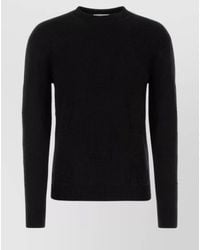 McQueen - Ribbed Cotton Crew-Neck Sweater - Lyst