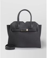 Valextra - Mini Calf Leather Shoulder Bag - Lyst