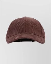 Jacob Cohen - Baseball Cap Corduroy Texture Curved Brim - Lyst