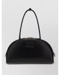 Miu Miu - Leather Shoulder Bag Tone Hardware - Lyst