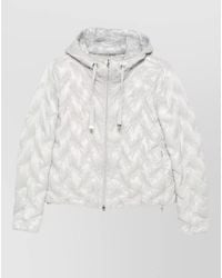 Herno - Quilted Short Down Parka Coat - Lyst