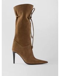 Giuseppe Zanotti - Suede Knee-High Boots With Stiletto Heel - Lyst