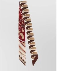 Ferragamo - Mini Bandeau Scarf Giada Geometric Floral - Lyst