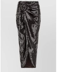 ROTATE BIRGER CHRISTENSEN - Sequin Knot Skirt High Waist Design - Lyst